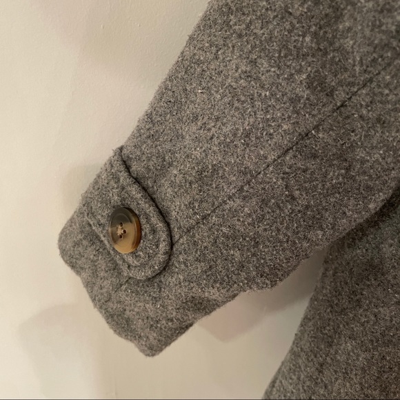 Old Navy Gray Pea Coat - Picture 5 of 5